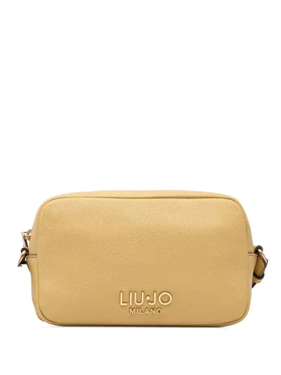 Liu •jo Logo-lettering Cross Body Bag In Yellow