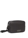 Liu •jo Logo-lettering Leather Cross Body Bag In Brown