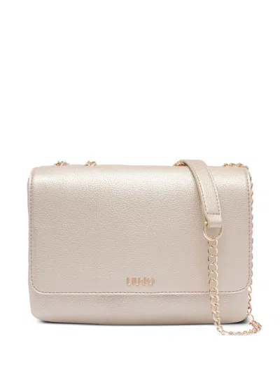 Liu •jo Logo-lettering Shoulder Bag In 中性色