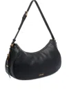 Liu •jo Logo-lettering Shoulder Bag In Black