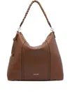 Liu •jo Logo-lettering Shoulder Bag In Brown