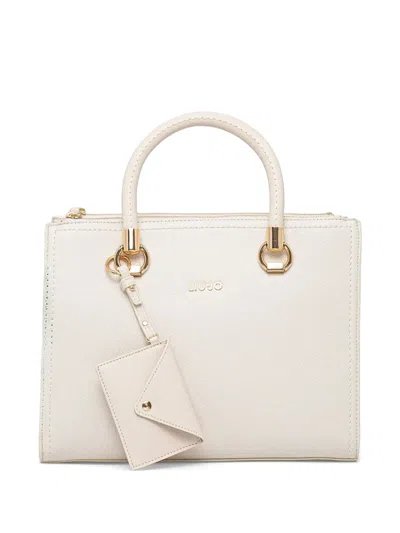Liu •jo Logo-lettering Tote Bag In 白色