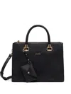 Liu •jo Logo-lettering Tote Bag In Black