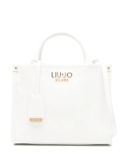 LIU •JO LOGO-LETTERING TOTE BAG