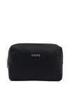 Liu •jo Logo Make Up Bag In 黑色