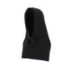 Liu •jo Logo-patch Balaclava In Black