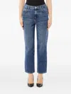 Liu •jo Logo-patch Jeans In Blue