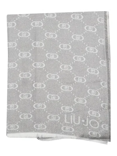 LIU •JO LOGO-PATTERNED SCARF