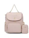 Liu •jo Logo-plaque Backpack In Grey