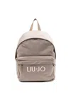 Liu •jo Logo-plaque Backpack In Blue