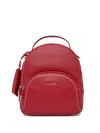 Liu •jo Logo-plaque Backpack In Red