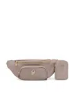 Liu •jo Logo-plaque Belt Bag In Grey