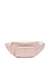 Liu •jo Logo-plaque Belt Bag In Rosa