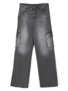 Liu •jo Logo-plaque Cargo Pants In Black
