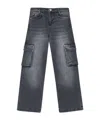 Liu •jo Logo-plaque Cargo Pants In Black