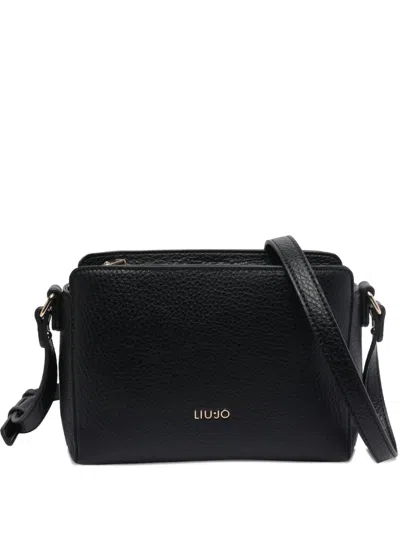 Liu •jo Logo-plaque Cross Body Bag In Black