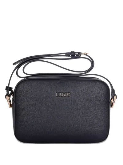 Liu •jo Logo-plaque Cross Body Bag In Black