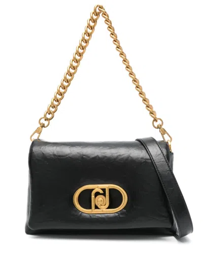 Liu •jo Logo-plaque Cross Body Bag In Black
