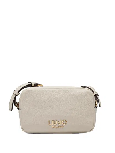 Liu •jo Logo-plaque Cross Body Bag In Neutrals
