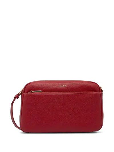 Liu •jo Logo-plaque Cross Body Bag In Red