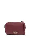 Liu •jo Small Logo Camera Bag With Adjustable Strap In Red