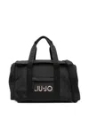 Liu •jo Logo-plaque Holdall In Pink