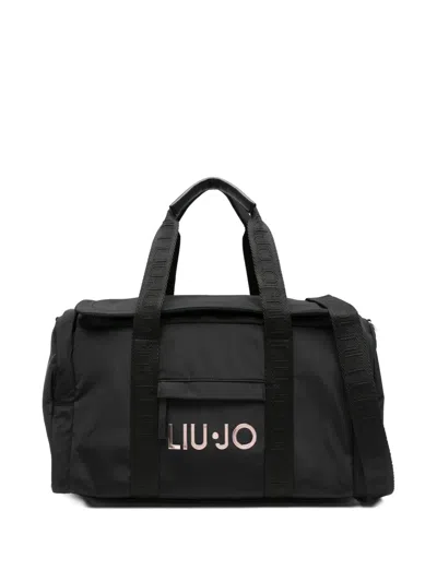 Liu •jo Logo-plaque Holdall In Pink