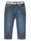Liu •jo Logo-plaque Jeans In Blue