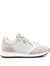 Liu •jo Logo-plaque Sneakers In Neutrals