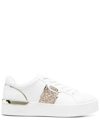 Liu •jo Logo Plaque Sneakers In White