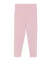Liu •jo Liu Jo Logo-plaque Tapered Trousers In Pink