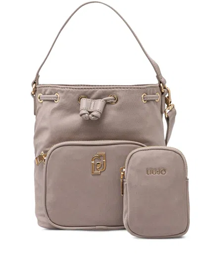 Liu •jo Logo-plaque Tote Bag In Pink