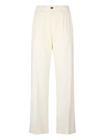 Liu •jo Logo-plaque Track Pants In White