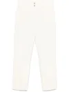 Liu •jo Logo-plaque Trousers In Nude