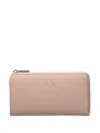 Liu •jo Logo-plaque Wallet In Neutral