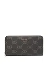 Liu •jo Logo-plaque Zip-around Wallet In Brown