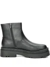 Liu •jo Logo Platform Boots In Black
