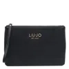 Liu •jo Logo Pochette In Black