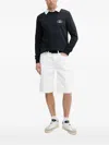 Liu •jo Logo-print Crew-neck Sweatshirt In Black