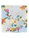 Liu •jo Logo-print Scarf In Blue