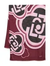 Liu •jo Logo-print Scarf In Multi