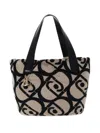 Liu •jo Logo-print Shoulder Bag In Black