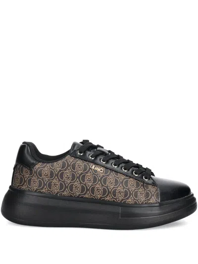 Liu •jo Logo-print Sneakers In Black