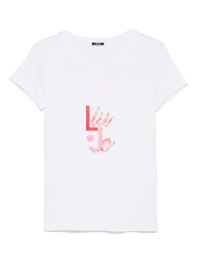 Liu •jo Logo-print T-shirt In White