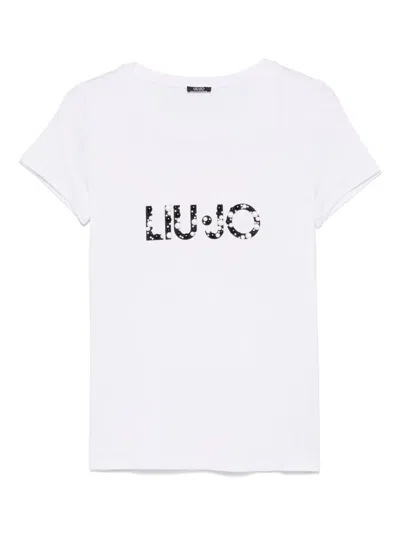 Liu •jo Logo-print T-shirt In White