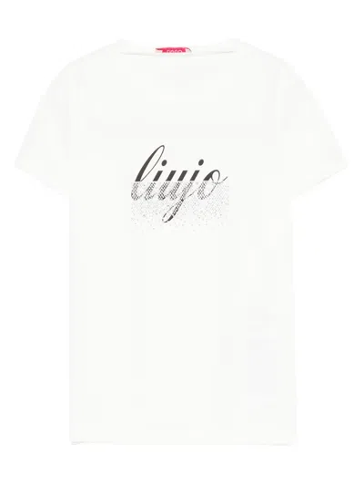 LIU •JO LOGO-PRINT T-SHIRT