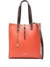 Liu •jo Orange Polyethylene Backpack In ピンク