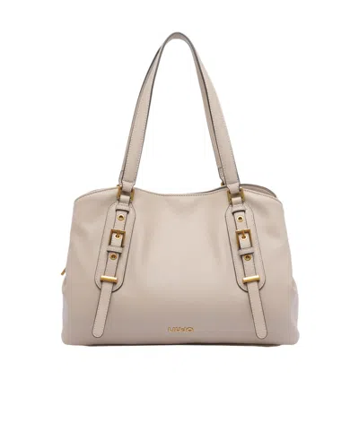 Liu •jo Liu Jo Logo Satchel Shoulder Bag In Brown