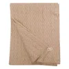 Liu •jo Logo Scarf In Brown