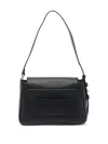 Liu •jo Logo Shoulder Bag In Black
